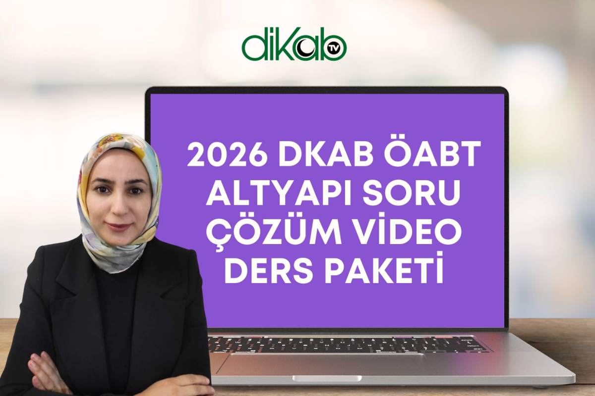 2026 DKAB ÖABT ALTYAPI SORU ÇÖZÜM VİDEO DERS PAKETI