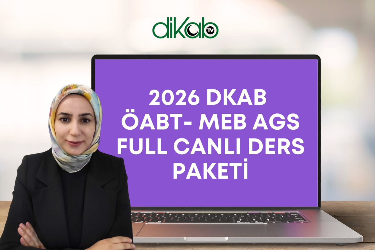 2026 DKAB ÖABT- MEB AGS FULL CANLI DERS PAKETİ